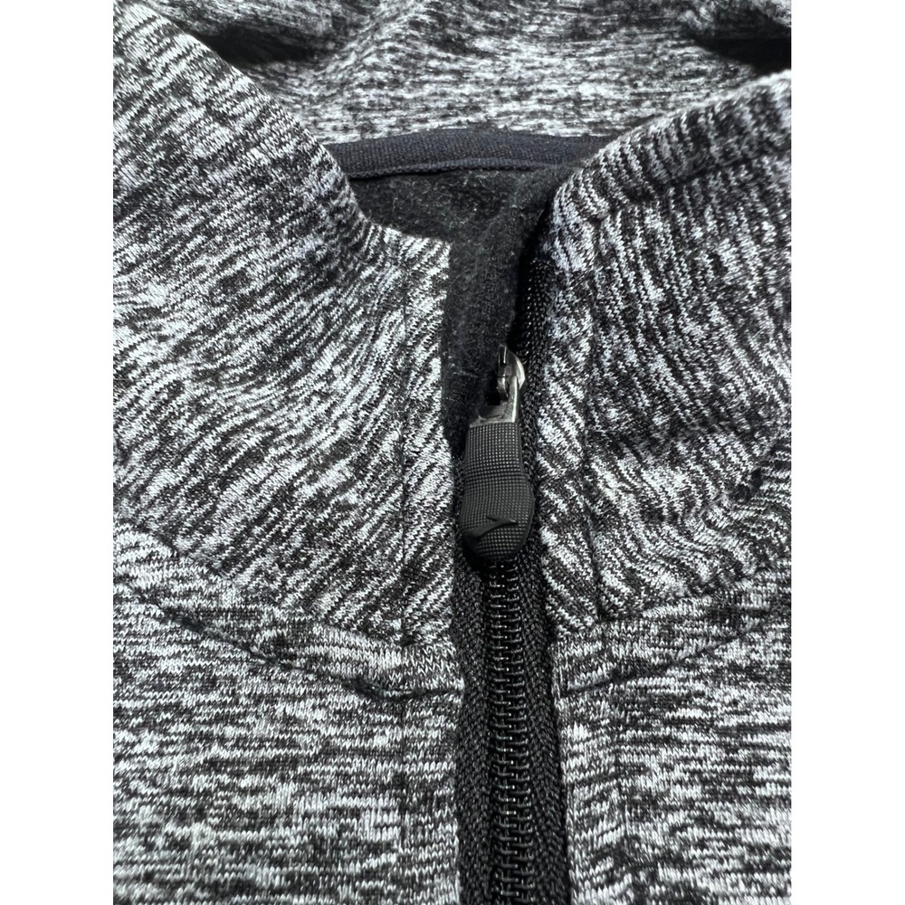 Brooks Womens Equilibrium Quarter Zip Fleece Running Top Black Grey Size‎ M - Picture 8 of 14